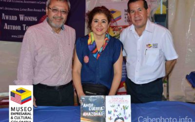Jorge Pulecio en la Feria Internacional del Libro en Miami.