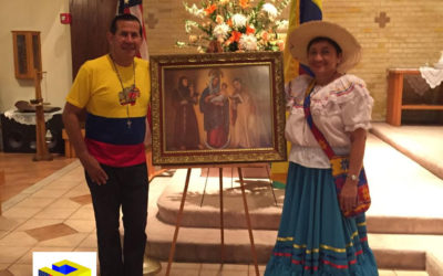 Celebración independencia colombiana honrando a nuestra Patrona nacional