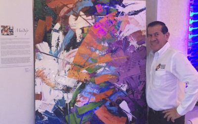 El Museo Empresarial y Cultural Colombia,apoyando la Cultura de la República de Panama en Estefan Kitchen.