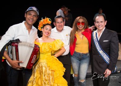 Reconocimiento a Rosmy Camargo.Keidy Amaya.Ailyn Rodríguez,Juan David Payares y Jorge Linares en el Festival Vallenato en Miami.